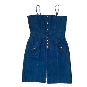 Blue Jean Mini Dress Size XL